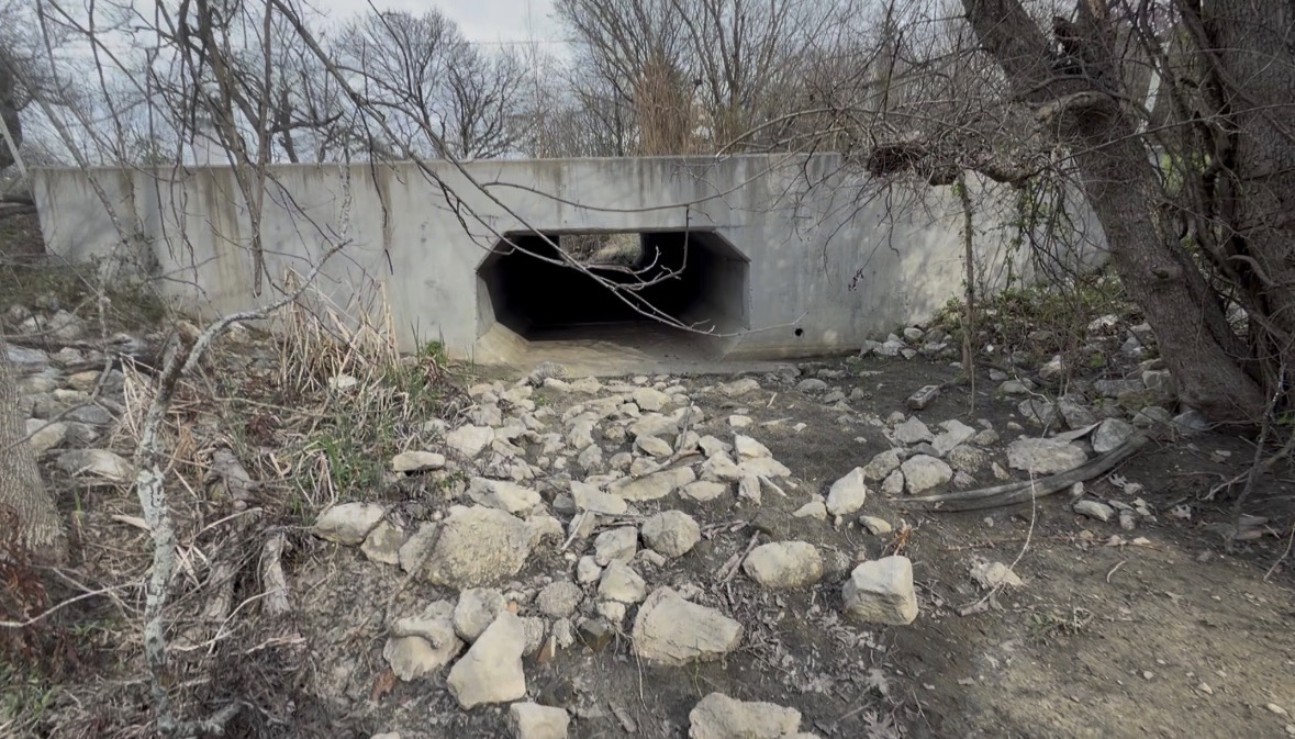 Dry culvert condition