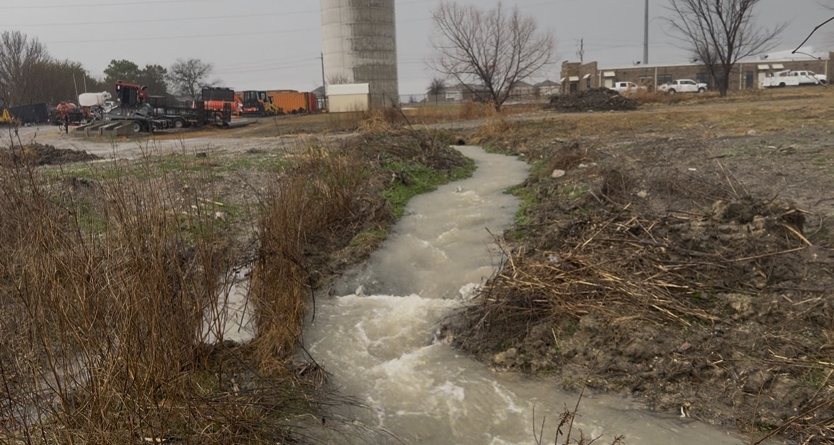 Observed water flow path in the Longneck and Monte Carlo corridor