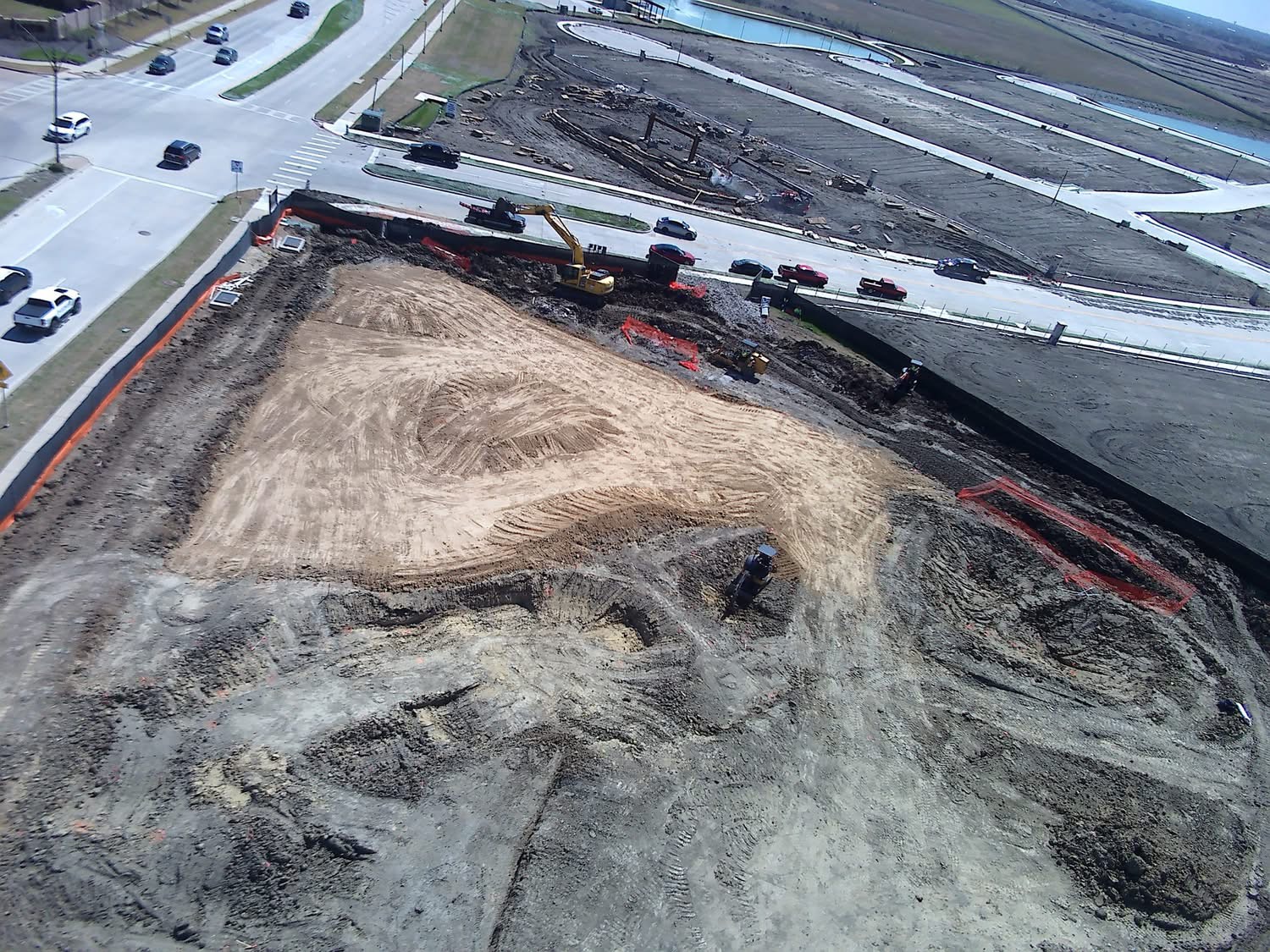Skatepark construction progress at J.J. Book Wilson Memorial Park in Princeton