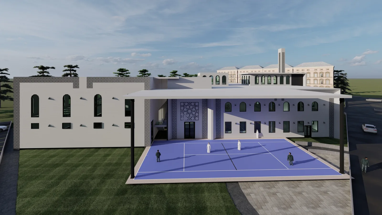 Rendering of the proposed Princeton Islamic Center recreation space